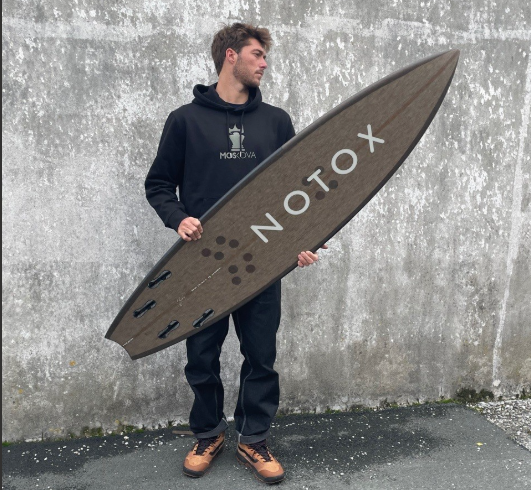 Notox’s linen-reinforced boards take on the world’s biggest waves