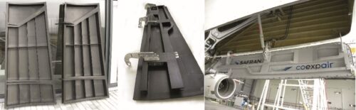 Coexpair landing gear doors in SQRTM