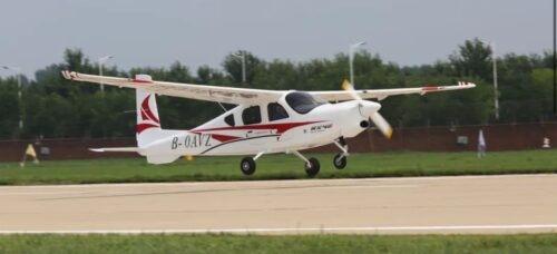 The RX4ERuixiang four-seater electric aircraft The RX4ERuixiang four-seater electric aircraft