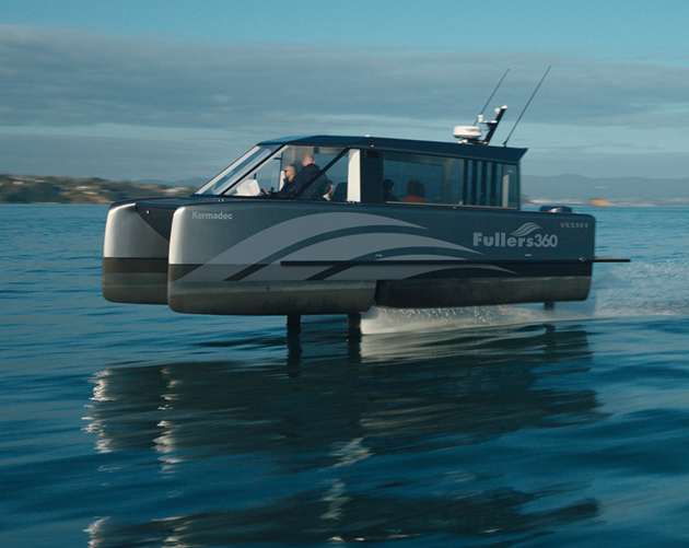 Vessev’s VS-9 carbon fibre electric hydrofoil enters passenger service