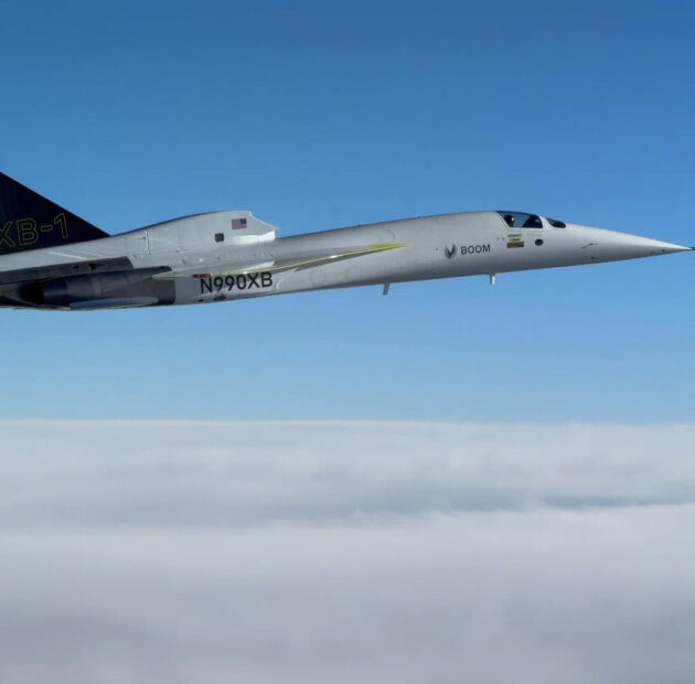XB-1, Boom’s carbon fibre demonstrator, achieves supersonic flight