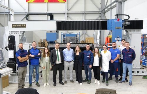 Mikrosam and Epsilon Composite team during factory acceptance