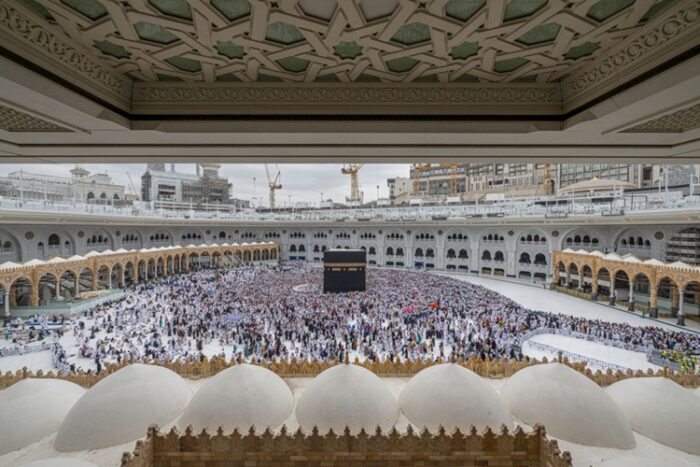 the Mataf extension at the Holy Mosque of Mecca, KSA