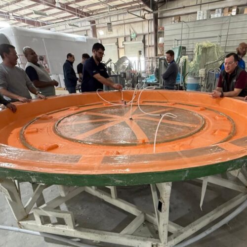 BlueWind - mould with silicon skin