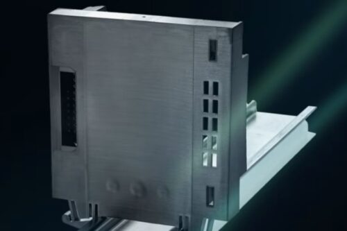 Test housing for E&E applications made of Pocan® BFN4221Z. Photo: Envalior