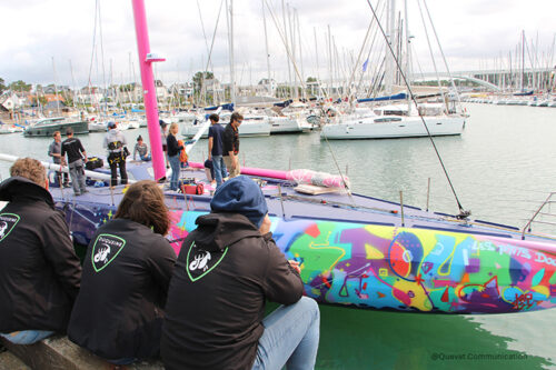L’Imoca Les P’tits Doudous © Quevat Communication