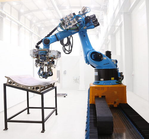 Mikrosam’s automated fibre placement machine