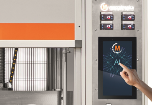 Meccatronica E-Form touch panel with AI