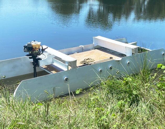 The Wind2Water catamaran, upcycled from end-of-life wind blades