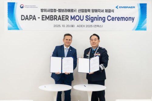 Embraer signs MoU with South Korea’s Defense Acquisition Program Administration (DAPA)