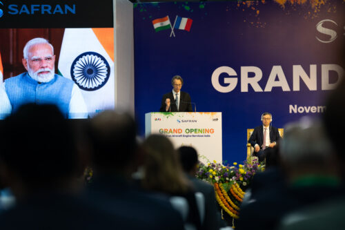Safran India Olivier Andries N Modi