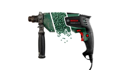 Bosch UniversalImpact 800 drill special edition recycled reinforced plastics
