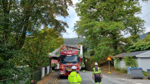 Paradis Bridge transport - Credit Vestland County