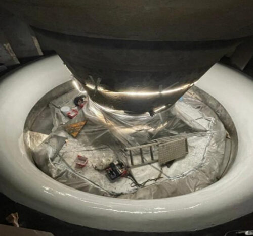 Spillway at hydropower station restored with epoxy composite and coating systems