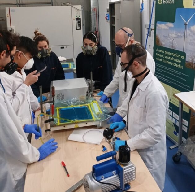 Eolian: successful infusion trials of vitrimer composites for wind blades