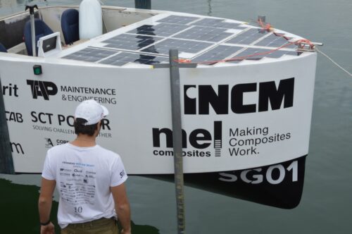MEL Composites Delivers Advanced Hull Infusion for Técnico Solar Boat
