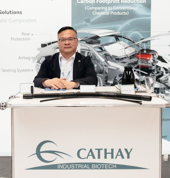 “We want to make widespread use of bio-based composites to really replace steel or aluminium”, Benjamin Pan, Cathay Biotech